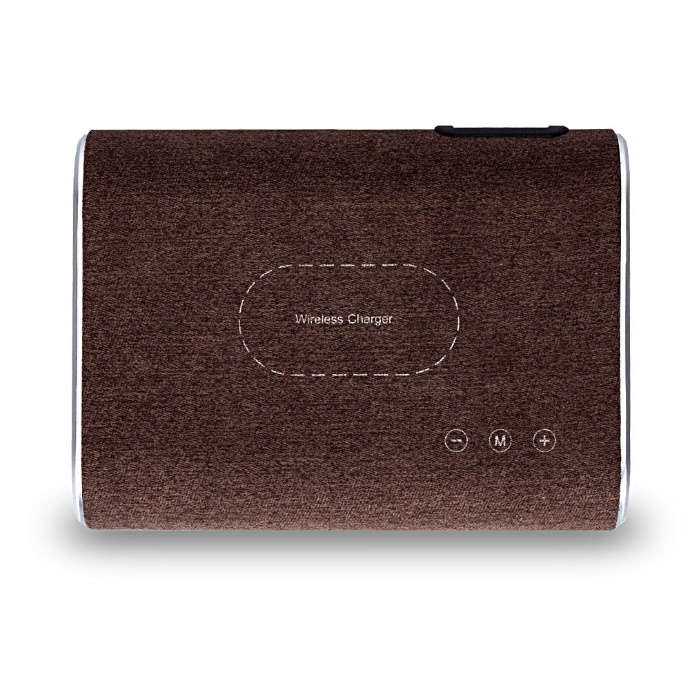 Wireless Charger Speaker Portable Speaker - Khaki - Wireless Charger Speaker