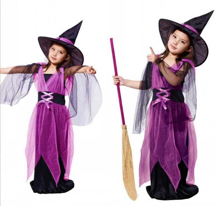 Witches role play costumes Girls’ Costume - Purple / 100cm
