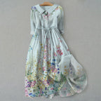 Women’s Bohemian Print Dress - 24 D500 / 4XL