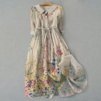 Women’s Bohemian Print Dress - 25 D500 / 4XL