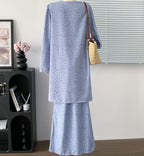 Women’s Casual 2-Pieces Suit Dress - 4 Style / L - 2-pieces set