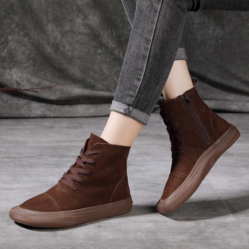 Women’s Casual Shoes With Square Toe Premium Quality Walking Shoes Summer Shoes - Coffee / 35 - Women’s Shoes