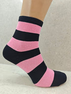 Women’s Colourful Striped Socks Pack Of 6 12 & 24 Pairs