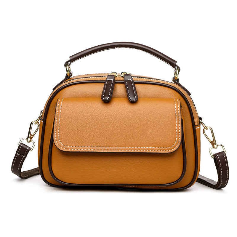 Women’s Cross-body Portable Shoulder Bag - Orange - Bag
