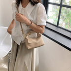 Women’s Elegant Crossbody Bag Messenger Bags - Khaki