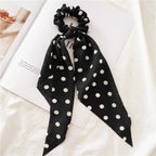 Women’s Elegant Hair Ties Summer Scrunchies - Bigger black - Women’s hair tie