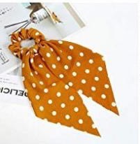 Women’s Elegant Hair Ties Summer Scrunchies - Bigger yellow - Women’s hair tie