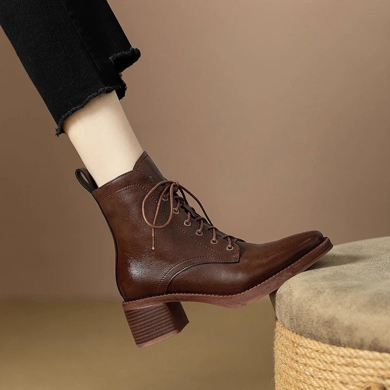 Women’s Elegant Pointed-toe Short Tube Boots - Women’s boots