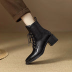 Women’s Elegant Pointed-toe Short Tube Boots - Women’s boots