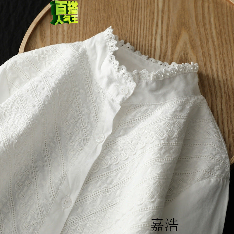 Women’s Embroidered Cotton Shirt