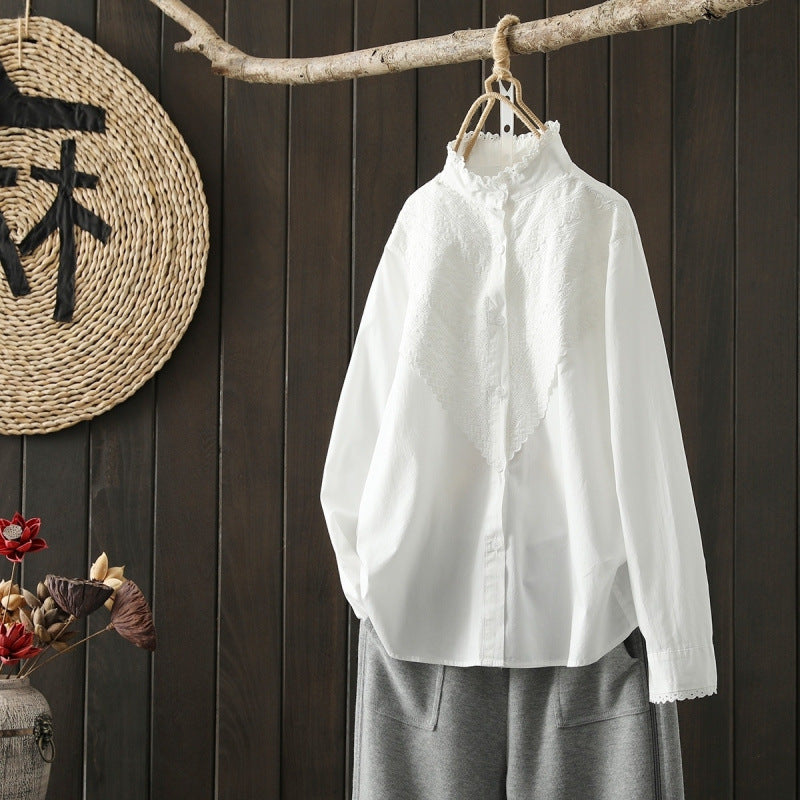 Women’s Embroidered Cotton Shirt