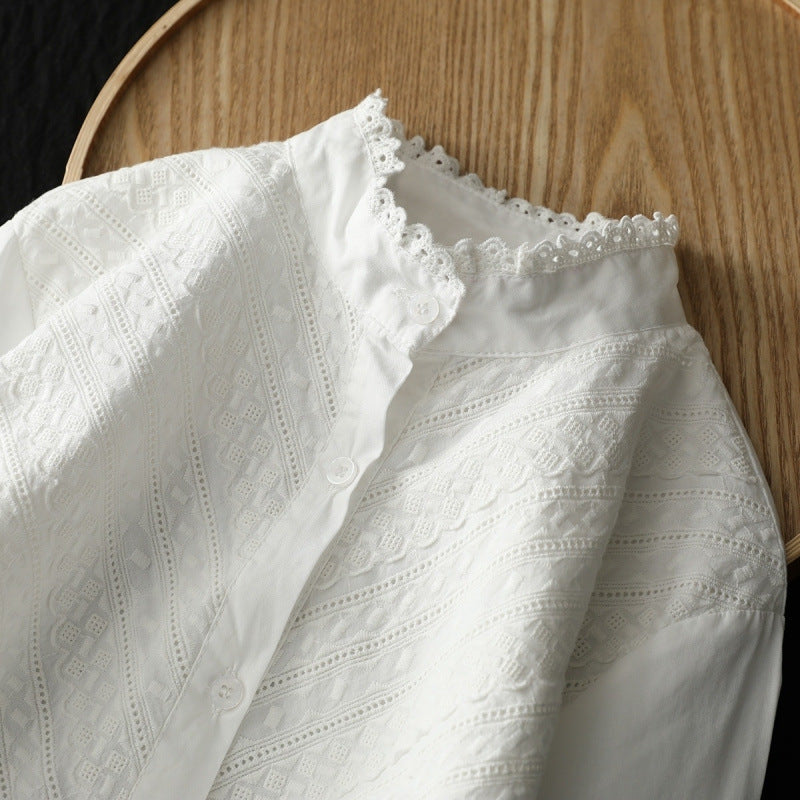 Women’s Embroidered Cotton Shirt