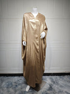 Women’s Fashion Robe-Plus Size Abaya Robe - Gold / Free Size - Abaya