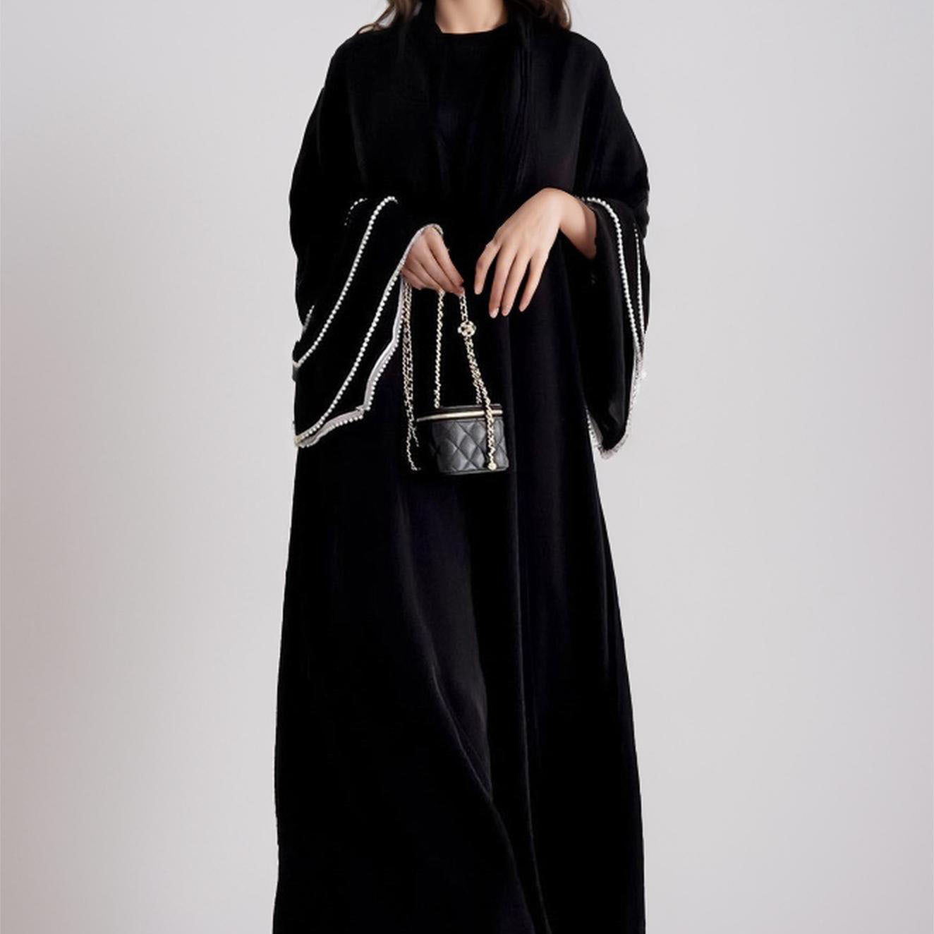 Women's Hand Embroidered Pearl Robe
