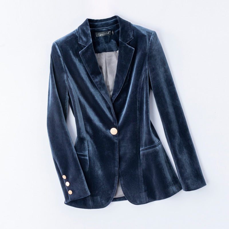 Women’s High-end Velvet Suit Jacket