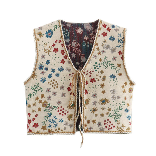 Women’s Jacquard Casual Vest - Women’s vest