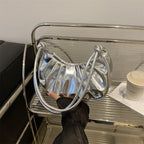 Women’s Korean Style Messenger Bag - Silver - Bag
