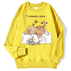 Women’s Korean Style Printed Sweatshirt Spring Fashion Summer Top - Yellow / L