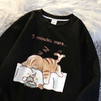 Women’s Korean Style Printed Sweatshirt Spring Fashion Summer Top