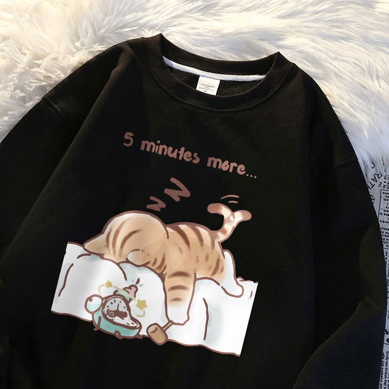 Women’s Korean Style Printed Sweatshirt Spring Fashion Summer Top
