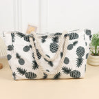 Women’s Large Capacity Beach Tote Bag Handheld Canvas Tote Bag - Canvas tote bag