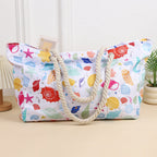 Women’s Large Capacity Beach Tote Bag Handheld Canvas Tote Bag - Canvas tote bag