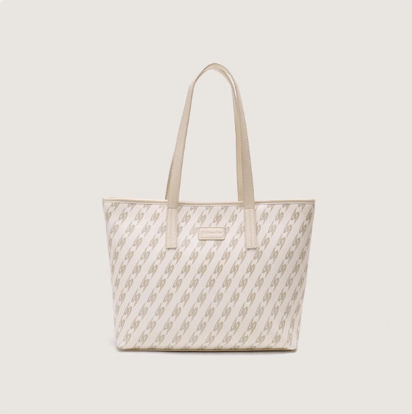 Women’s Large Capacity Shoulder Bag - Milk Tea Brown - Shoulder Bag