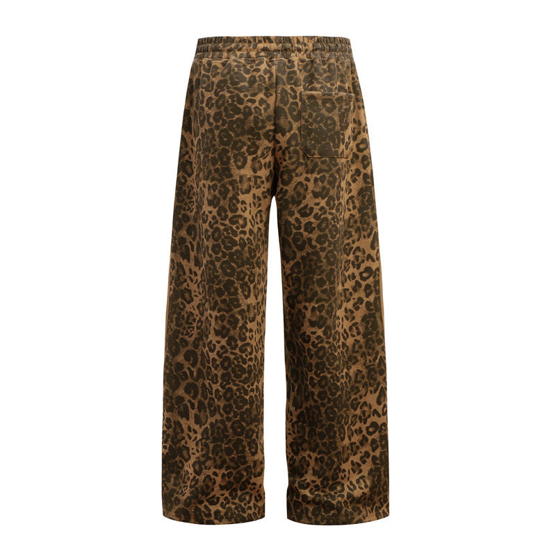 Women’s Leopard Print 2-Pieces Retro Set - 2-pieces set