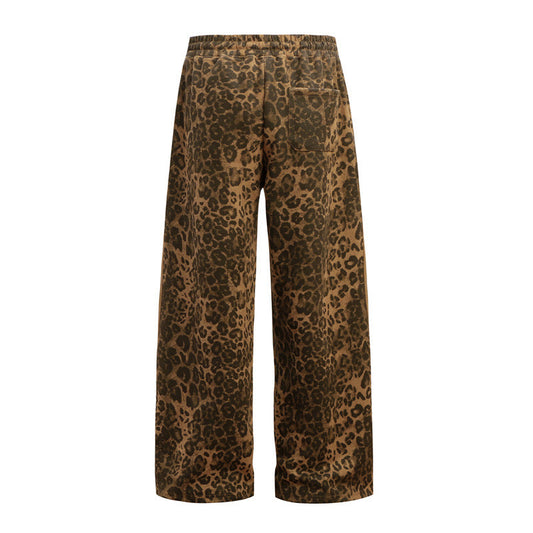 Women’s Leopard Print 2-Pieces Retro Set - 2-pieces set