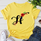 Women’s Letter PrintPremium T-shirt Birthday Gift - Hstyle / 2XL