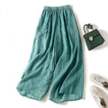 Women’s Lightweight Elegant Summer Pants - Blue / 2XL - Trousers