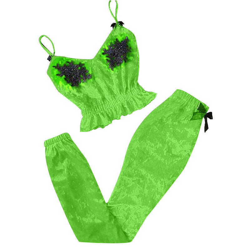 Women’s Sexy Lingerie Pajama Set - Green / 2XL - Lingerie Set