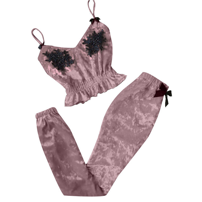 Women’s Sexy Lingerie Pajama Set - Pink / 2XL - Lingerie Set
