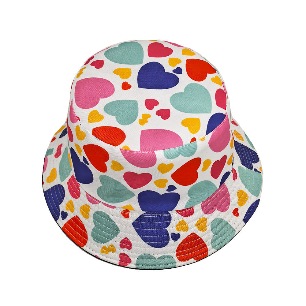 Women’s Love Pattern Bucket Hat Valentine’s Day Gift - Love Pattern / M - Bucket hat
