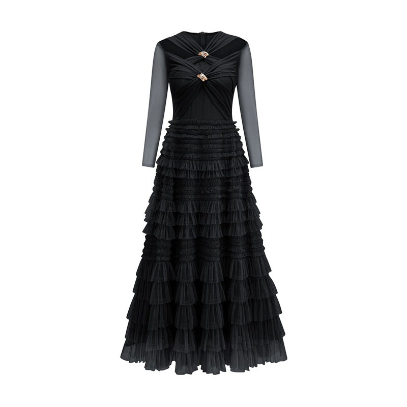 Women’s Luxury Evening Dress - Black / L - Dress