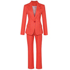 Women’s Luxury Evening Suit - Red / L - 2-pieces set