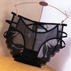Women’s Mesh Lace Low Waist Briefs - Style 133 / L - Women’s Underwear