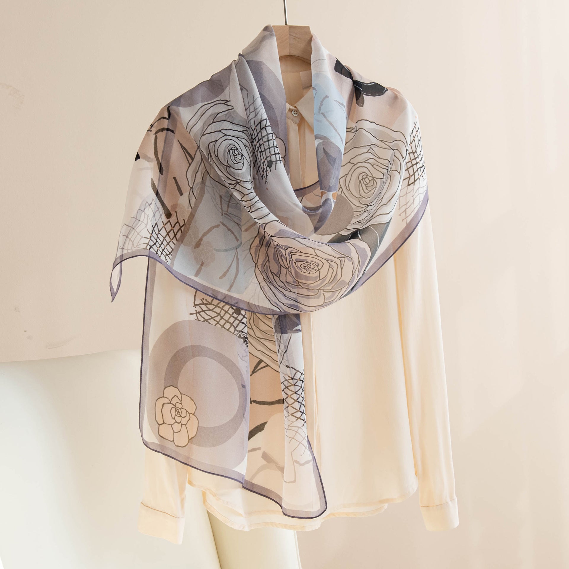 Women’s Mulberry Silk Scarf - Scarf