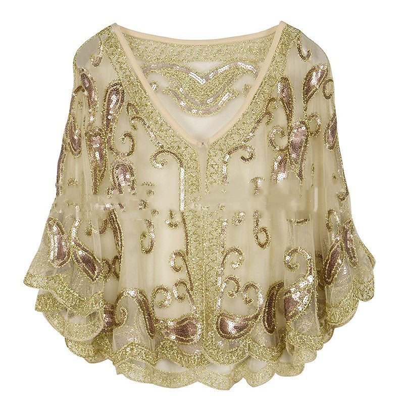 Women’s Party Top Blouse - Champagne Beige / Free Size - Blouse