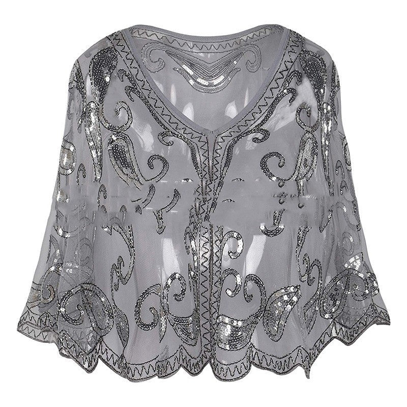 Women’s Party Top Blouse - Gray Silver / Free Size - Blouse