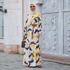 Women’s Printed Dress Summer Refreshing Printed Long Skirt