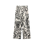 Women’s Printed Kimono Coat and Pants - Ladies’ kimono set