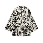 Women’s Printed Kimono Coat and Pants - Top / L - Ladies’ kimono set