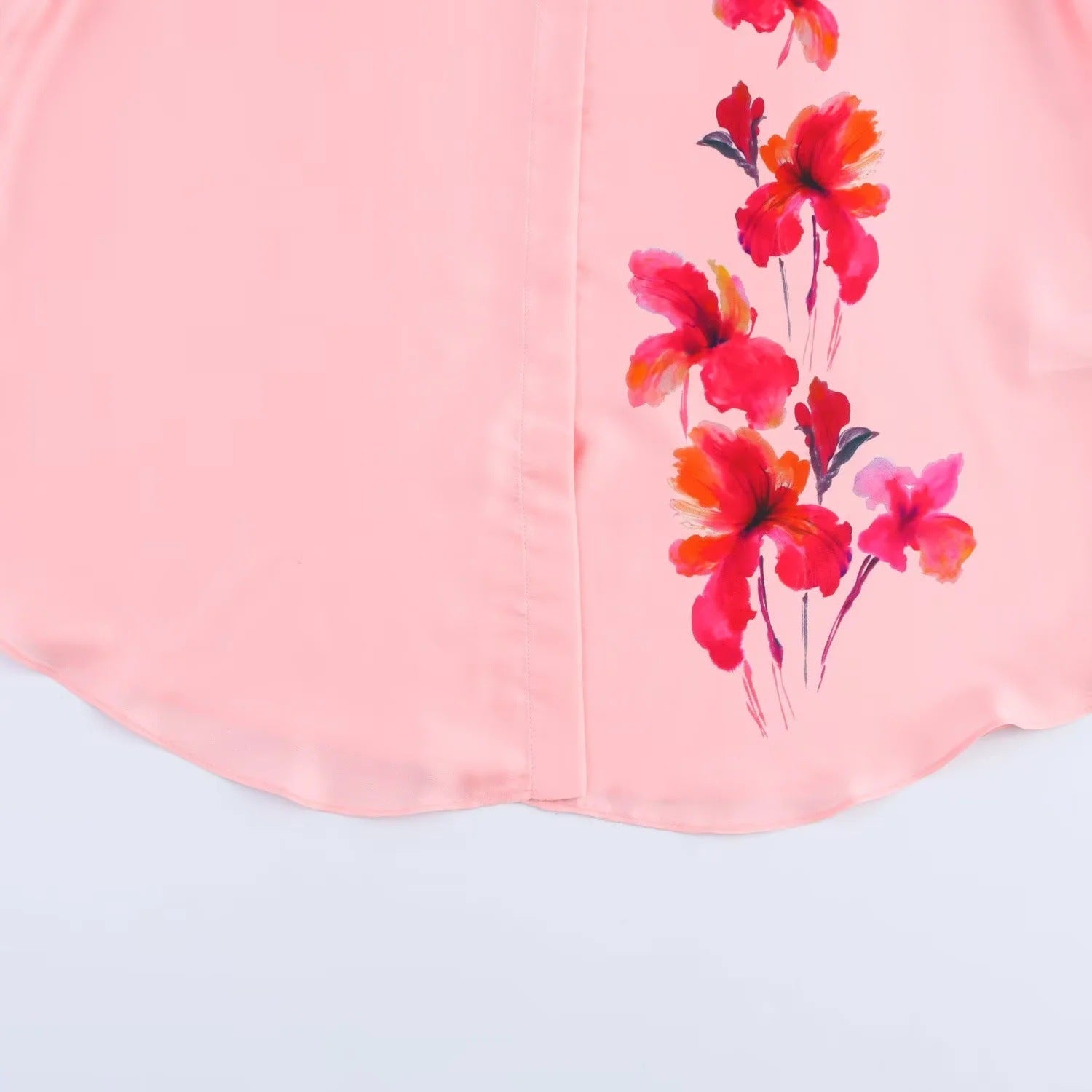 Women’s Printed Lapel Shirt - Blouse