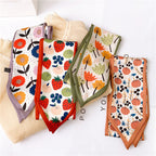 Women’s Printed Summer Scarf Decorative Skinny Scarf - Summer scarves