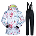 Women’s Ski Suit Thickened Breathable Outdoor Suit - Color black / L