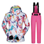 Women’s Ski Suit Thickened Breathable Outdoor Suit - Fantasy World Fan / S