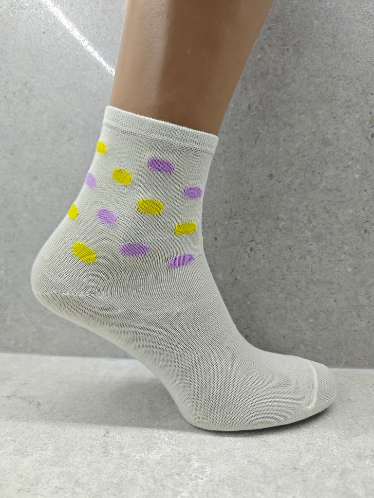 Women’s Socks With Bubble Mix Print Set Of 6 12 & 24 Pairs - Women’s socks