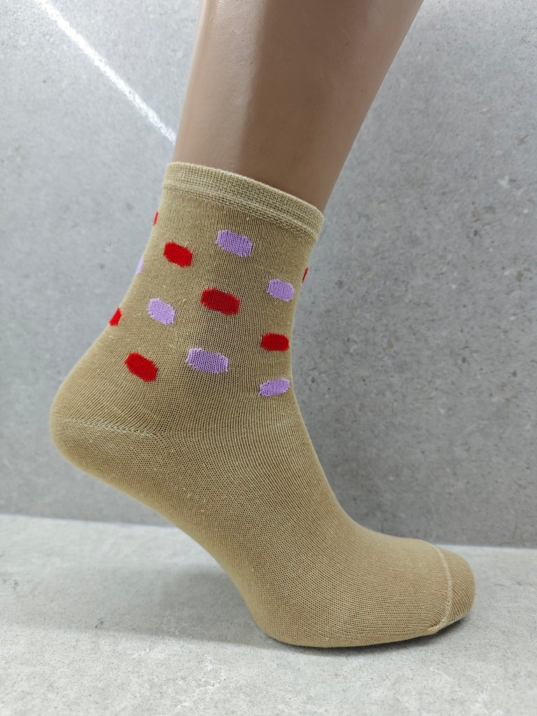 Women’s Socks With Bubble Mix Print Set Of 6 12 & 24 Pairs - Women’s socks