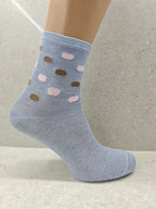 Women’s Socks With Bubble Mix Print Set Of 6 12 & 24 Pairs - Women’s socks